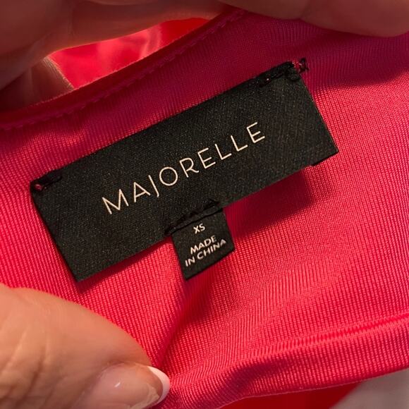 Majorelle Olga Ruffle Crop Top in Magenta XS - Picture 8 of 10